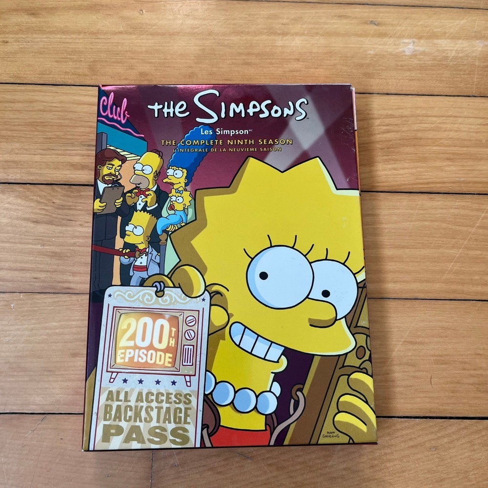 The Simpsons The Complete Ninth Season DVD Box Set 3-Disc 200th 1 missing disc